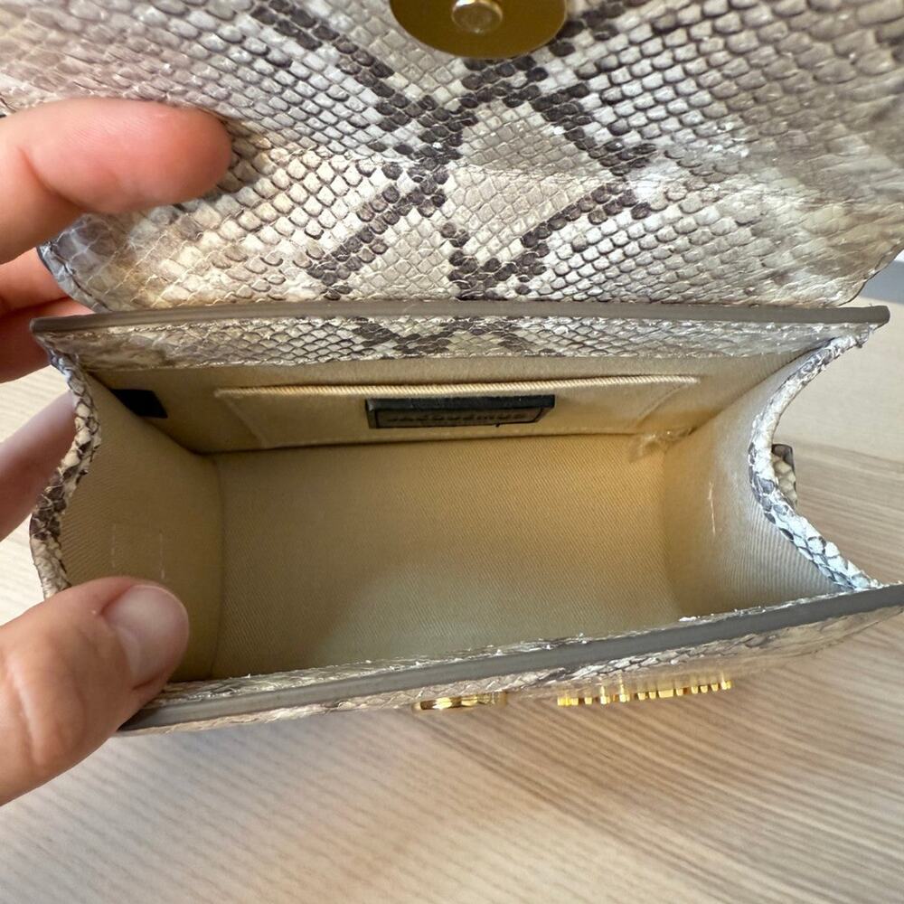 Jacquemus Goatskin Python Embossed Le Chiquito Mo… - image 8